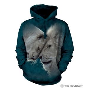 The mountain Size Medium lion Sweatshirt Hoodie
